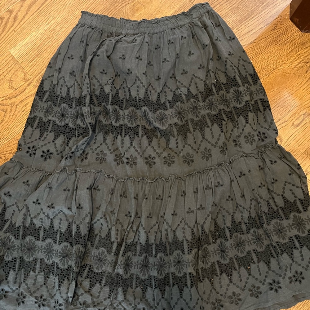 Lucky Brand Eyelet Full Skirt